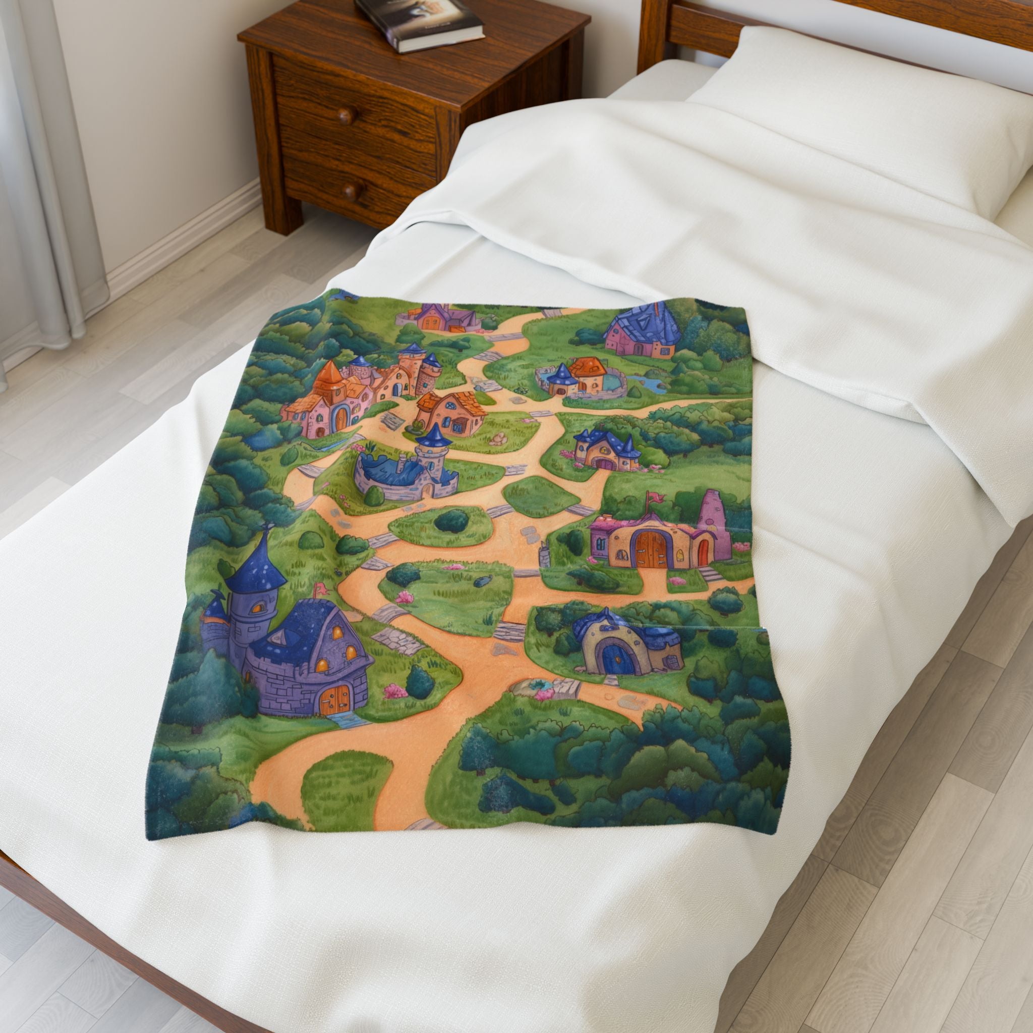 Castle Kingdom Play Blanket - Screen-free Fun – GoCozyy Play Blankets