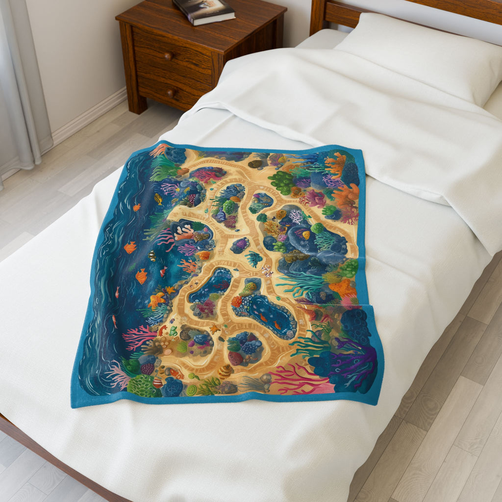 Ocean Reef Play Blanket