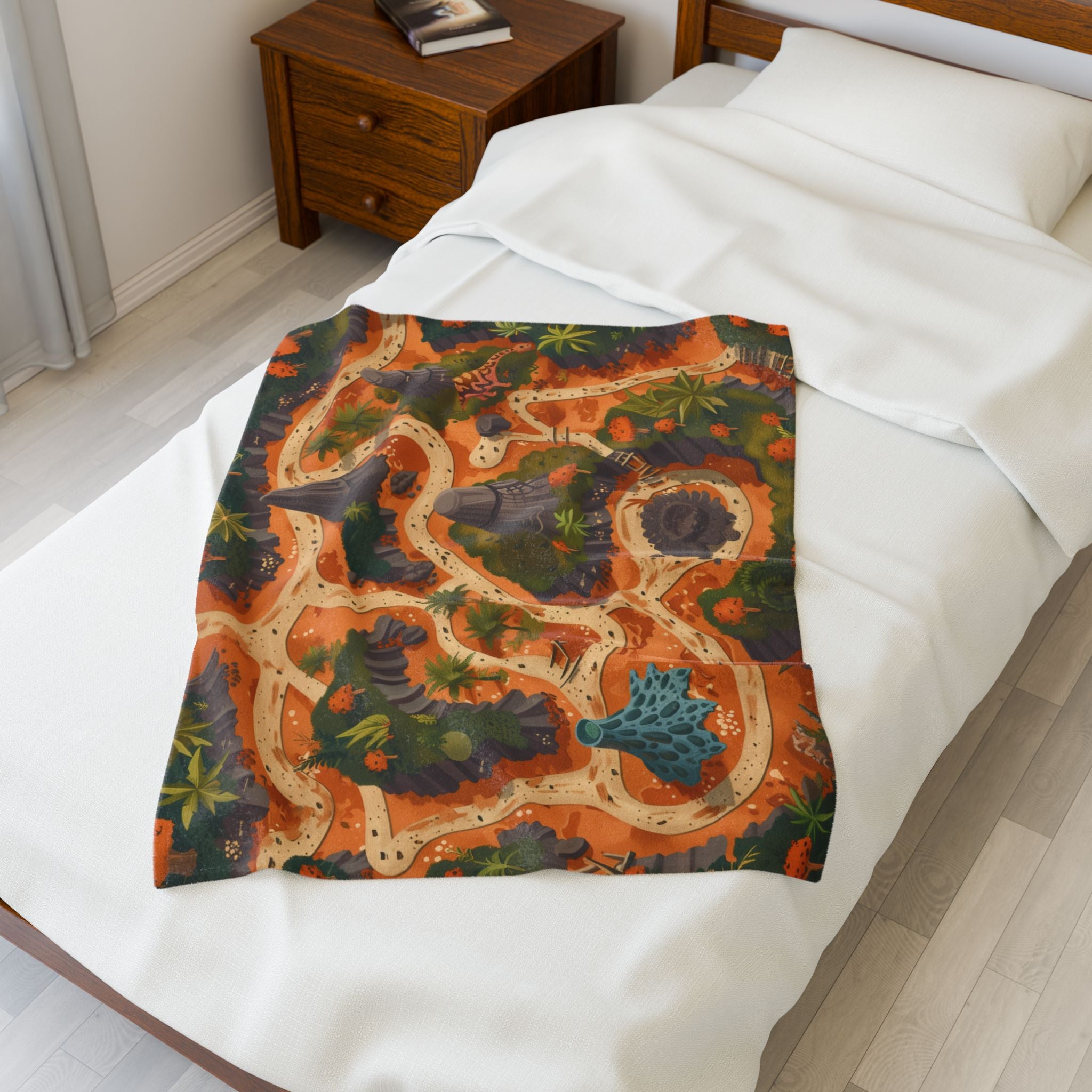 Dino Land Play Blanket - GoCozyy Play Blankets