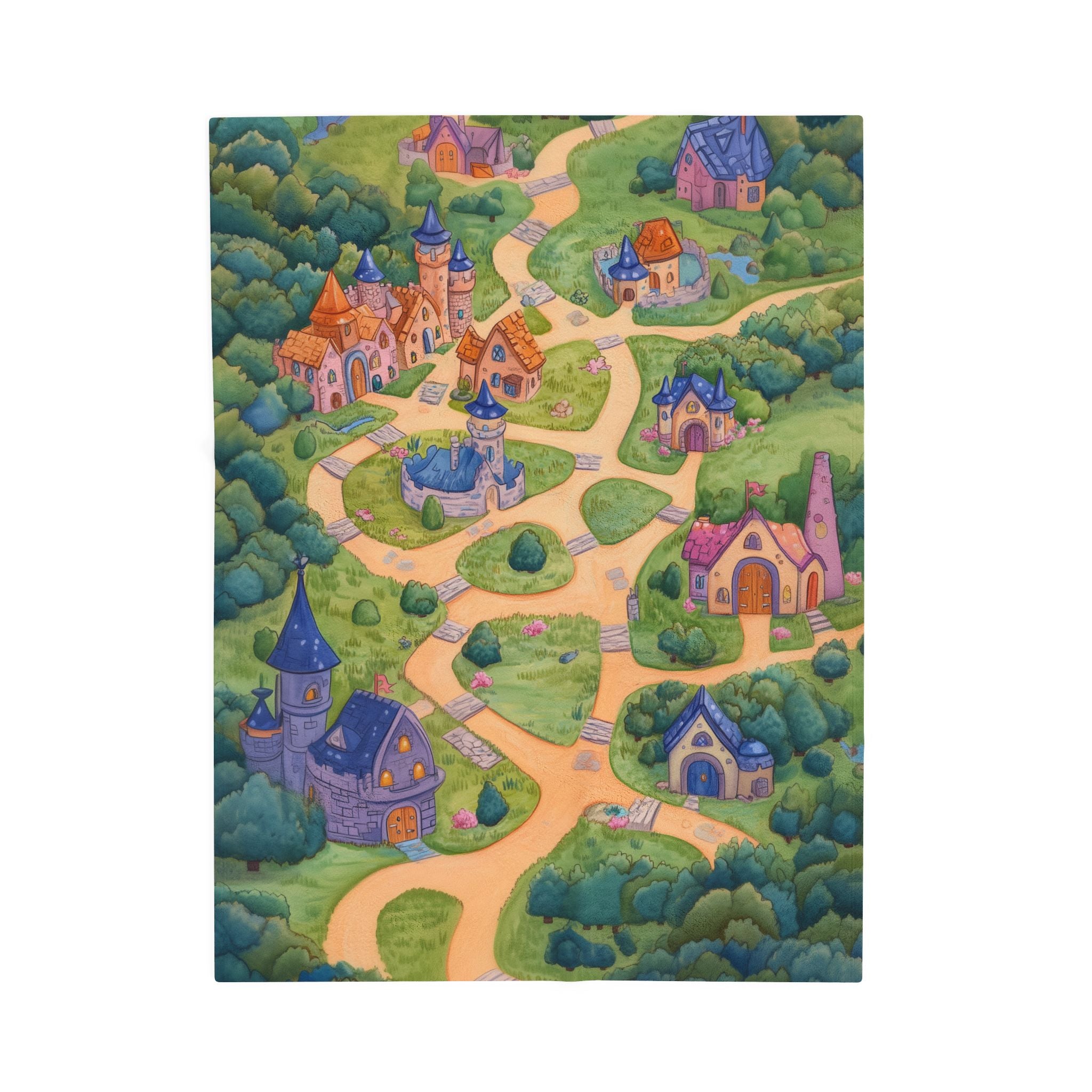 Castle Kingdom Play Blanket